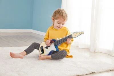 HAPE Elektrische Lern-Ukulele, Blau 2 HAPE Elektrische Lern-Ukulele, Blau – Bild 2