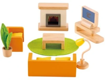 HAPE Vier-Jahreszeiten-Haus Zubehör Wohnzimmer 1 HAPE Vier-Jahreszeiten-Haus Zubehör Wohnzimmer