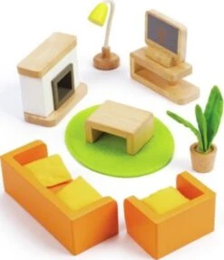 HAPE Vier-Jahreszeiten-Haus Zubehör Wohnzimmer 5 HAPE Vier-Jahreszeiten-Haus Zubehör Wohnzimmer -Hape Verkaufsgeschäft 2416592 03