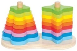 HAPE Regenbogen Steckspiel 19tlg.