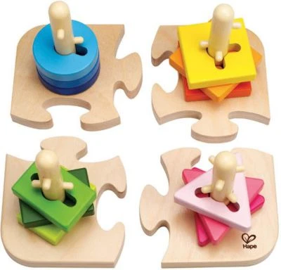 HAPE Kreatives Steckpuzzle 16tlg. 3 HAPE Kreatives Steckpuzzle 16tlg. – Bild 3