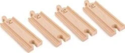 HAPE Kurze Eisenbahnschienen, 4 Stück