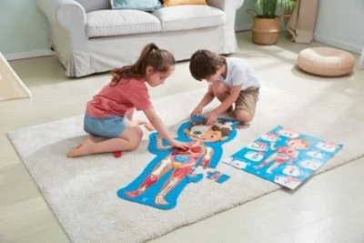 HAPE Puzzle Mein Körper, 60-tlg. Anatomie-Puzzle Mit Organen Aus Holz 2 HAPE Puzzle Mein Körper, 60-tlg. Anatomie-Puzzle Mit Organen Aus Holz – Bild 2