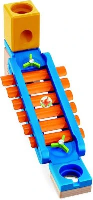 HAPE 6022 - Klingender Spielplatz, Zubehör Für Quadrilla Kuahnen, Xylophon-Rutsche, Ab 4 Jahren, Mehrfarbig