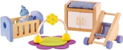 HAPE Puppenmöbel Babyzimmer 1 HAPE Puppenmöbel Babyzimmer