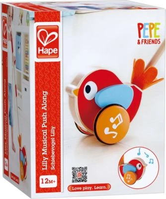 HAPE Schiebevogel Lilly Mit Sound 4 HAPE Schiebevogel Lilly Mit Sound – Bild 4