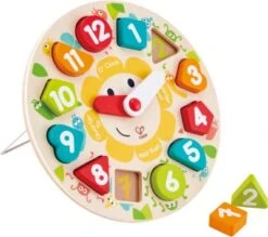 Hape Verkaufsgeschäft 12 HAPE Steckpuzzle Uhr