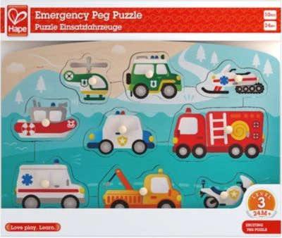 HAPE Puzzle Einsatzfahrzeuge 3 HAPE Puzzle Einsatzfahrzeuge – Bild 3