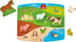 HAPE Steckpuzzle Bauernhoftiere