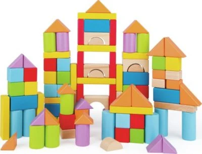 HAPE Wunderbare Holzbausteine-101 Teile 1 HAPE Wunderbare Holzbausteine-101 Teile