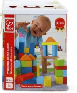 HAPE Wunderbare Holzbausteine-101 Teile 5 HAPE Wunderbare Holzbausteine-101 Teile -Hape Verkaufsgeschäft 8772613 03