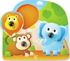HAPE Knopfpuzzle Dschungeltiere