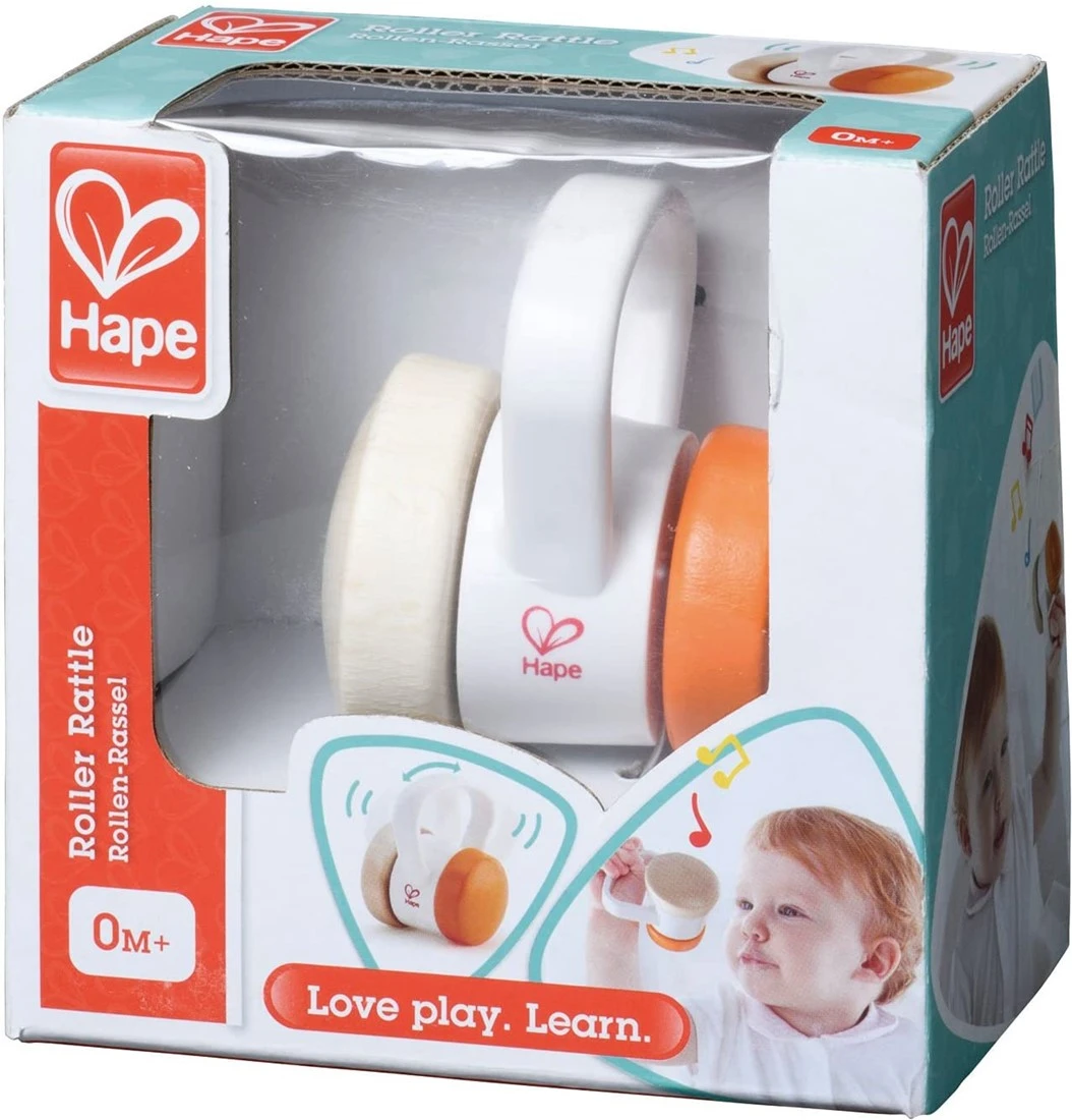 Hape E0017 Rattle Suitable For Babies Roll-Rassel, Mehrfarbig 3 Hape E0017 Rattle Suitable For Babies Roll-Rassel, Mehrfarbig – Bild 3