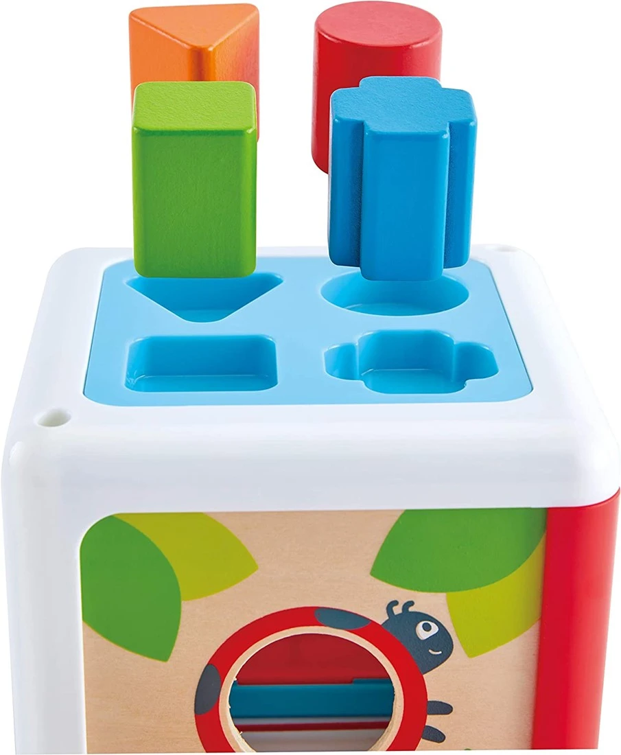 Hape E0507 - Sortierbox Gartenhütte, Farben-und Formensortierwürfel 2 Hape E0507 - Sortierbox Gartenhütte, Farben-und Formensortierwürfel – Bild 2
