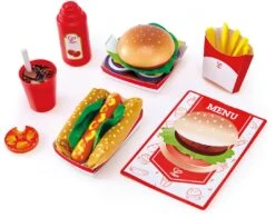 Hape E3160 - Fastfood-Set, Küchenspielzeug