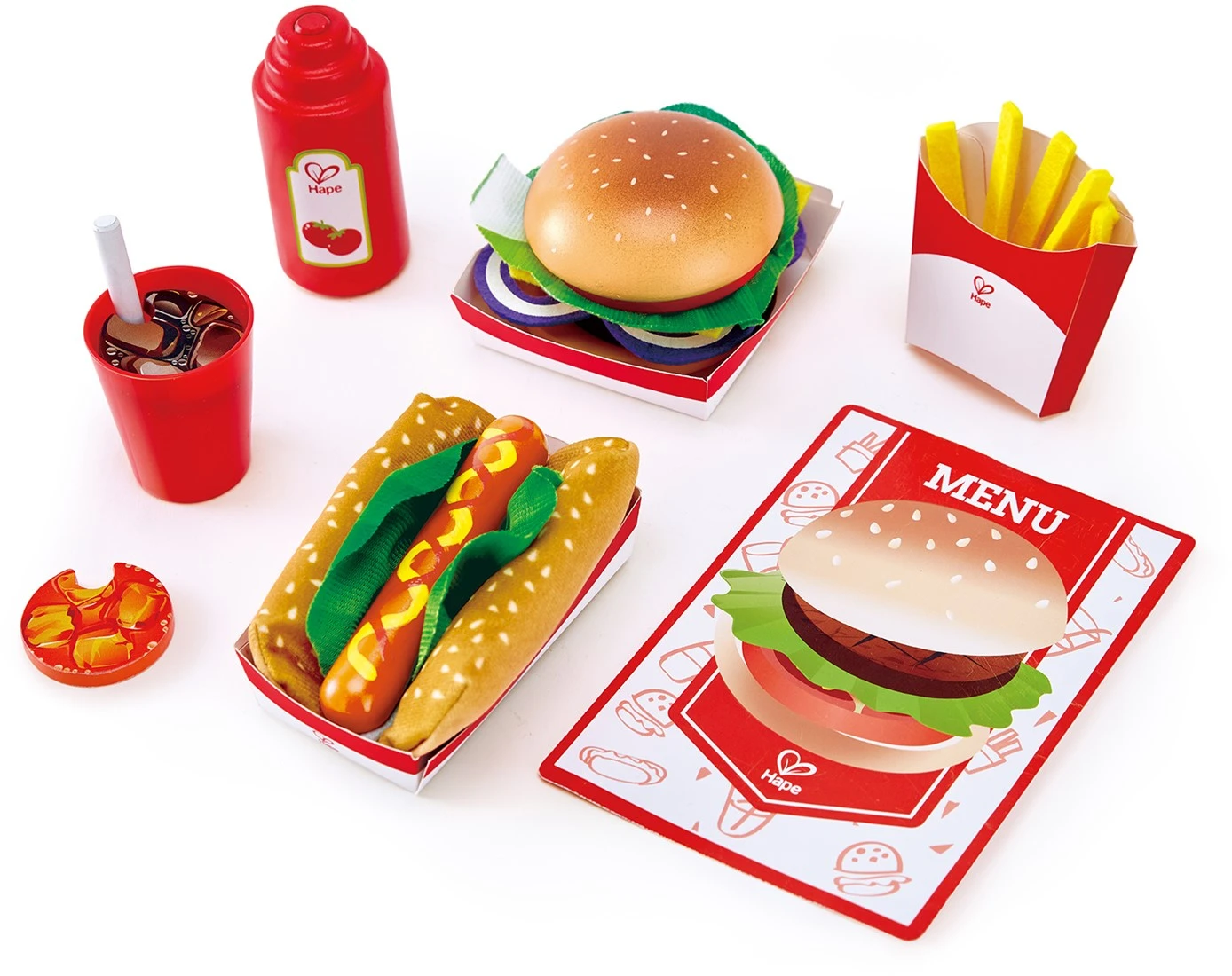 Hape E3160 - Fastfood-Set, Küchenspielzeug 1 Hape E3160 - Fastfood-Set, Küchenspielzeug